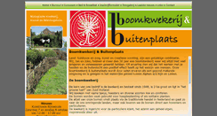 Desktop Screenshot of boomkwekerijenbuitenplaats.nl