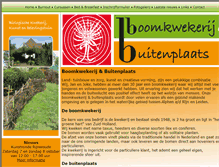 Tablet Screenshot of boomkwekerijenbuitenplaats.nl